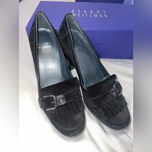 Stuart Weitzman black suede pumps. Size 5